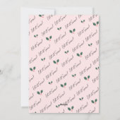 Vrolijk Kerstfeest Winter Wonderland Bos Dieren Feestdagenkaart (Achterkant)