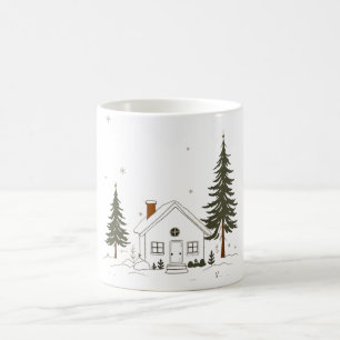 Vrolijk Kerstfeest Winter Wonderland Mok. Koffiemok