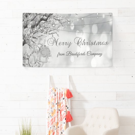 Vrolijk kerstfeest, Winter Wonderland Spandoek (Insitu)