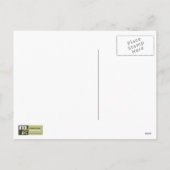 Vrolijk kerstfeest.  wintersceen feestdagenkaart (Achterkant)