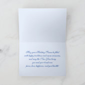 vrolijk kerstfeest. Winterscène Schilderen Feestdagen Kaart (Binnen)