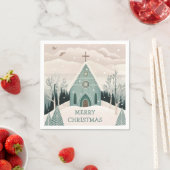 vrolijk kerstfeest | Wintervakantie Religieuze Ker Servet (Insitu)