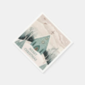 vrolijk kerstfeest | Wintervakantie Religieuze Ker Servet (Hoek)