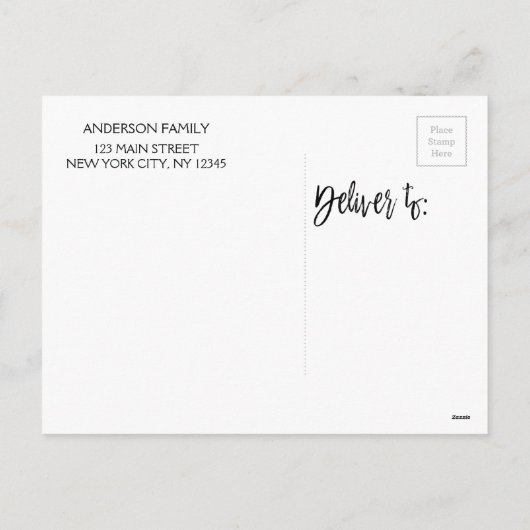 Vrolijk Kerstfeest Wit en Zilveren Folie Sterren F Feestdagenkaart (Achterkant)