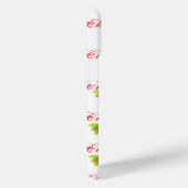 Vrolijk Kerstfeest Witte Bloemen Case-Mate iPhone Case (Achterkant / Rechts)