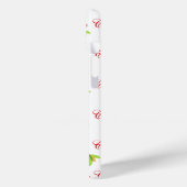 Vrolijk Kerstfeest Witte Bloemen Case-Mate iPhone Case (Achterkant / Links)