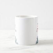 Vrolijk kerstfeest woestijn Botanische Succulent Koffiemok (Center)