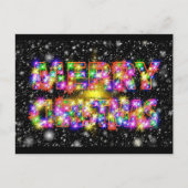 Vrolijk kerstfeest Wow! Briefkaart (Voorkant)