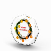 Vrolijk kerstfeest Wreath Fotoblokken (Rechts)