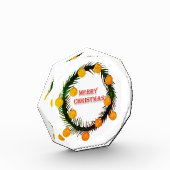 Vrolijk kerstfeest Wreath Fotoblokken (Links)