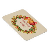 Vrolijk kerstfeest  Wreath Magneet (Rechterzijde)