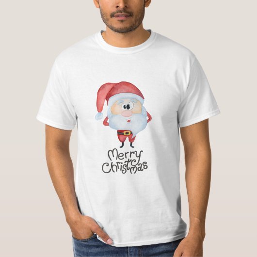 Vrolijk kerstfeest X mas t-shirt (Voorkant)