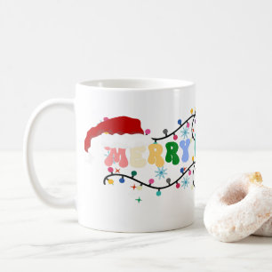 Vrolijk kerstfeest x mis, rendier, kerstman koffiemok