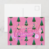 Vrolijk kerstfeest - Xmas design aanpasbaar Feestdagenkaart (Voorkant / Achterkant)