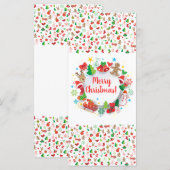 Vrolijk kerstfeest! XMAS Happy Nieuwjaar Decoratie (Voorkant / Achterkant)