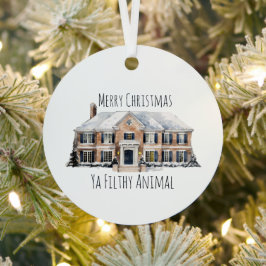 Vrolijk kerstfeest, Ya Filthy Animal, voor filmlie Metalen Ornament