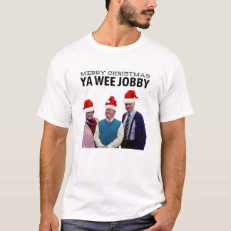 Vrolijk kerstfeest Ya Wee Jobby Jack Victor en Isa T-shirt