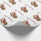 Vrolijk kerstfeest! Yak Cadeaupapier (Hoek)