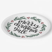 Vrolijk kerstfeest Y'all Christmas Paper Bord (Gekanteld)