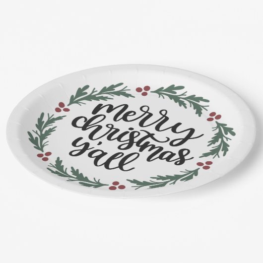Vrolijk kerstfeest Y'all Christmas Paper Bord (Gekanteld)