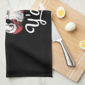 Vrolijk Kerstfeest Y'all Country Cowboy Sinterklaa Theedoek (Quarter Fold)