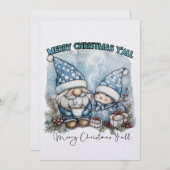 Vrolijk kerstfeest Y'ALL Flat Holiday Greeting Kaa Feestdagenkaart (Voorkant / Achterkant)