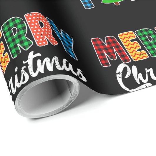 Vrolijk kerstfeest Y'all Funny Xmas Mannen Vrouwen Cadeaupapier (Rol Hoek)