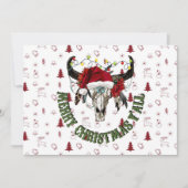 Vrolijk kerstfeest Y'all Kaart (Voorkant)