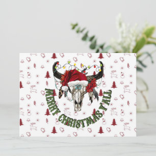 Vrolijk kerstfeest Y'all Kaart