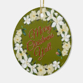 Vrolijk kerstfeest Y'all Keramisch Ornament (Links)