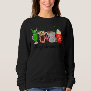 Vrolijk kerstfeest Y'all-kerstkoffie Hot Cocoa L Trui