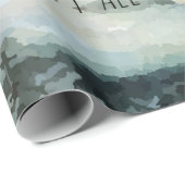 Vrolijk kerstfeest Y'All Marvelous Winter Night Cadeaupapier (Rol Hoek)