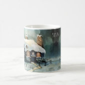 Vrolijk kerstfeest Y'All Marvelous Winter Night Koffiemok (Center)