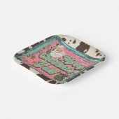 Vrolijk kerstfeest, Y'all papieren borden Papieren Bordje (Gebogen)