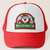 Vrolijk kerstfeest Y'all Pet (Voorkant)