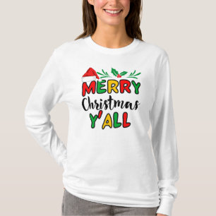 Vrolijk kerstfeest Y'all T-shirt