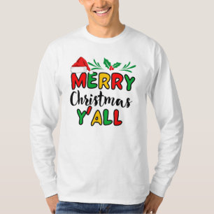 Vrolijk kerstfeest Y'all T-Shirt