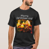 Vrolijk kerstfeest Y'all T-shirt (Voorkant)
