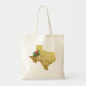Vrolijk kerstfeest Ya'll Texas Canvas tas (Voorkant)