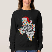 Vrolijk Kerstfeest Yall Texas State Texan Vakantie Trui (Voorkant)