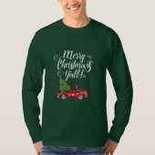 Vrolijk kerstfeest Y'all  Truck Green M T-shirt (Voorkant)