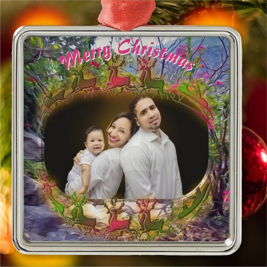 Vrolijk Kerstfeest Yelapa Trail 821 Metalen Ornament