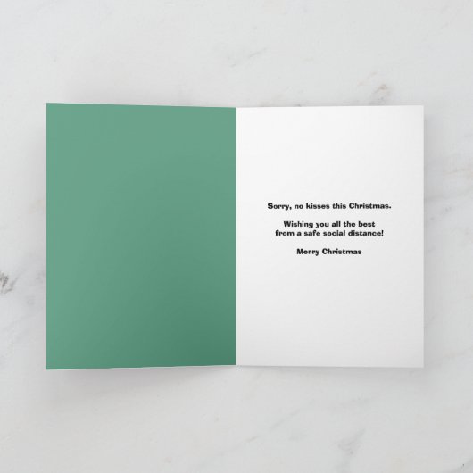 Vrolijk kerstfeest Yorkshire Terrier in gezichtsma Feestdagen Kaart (Binnen)