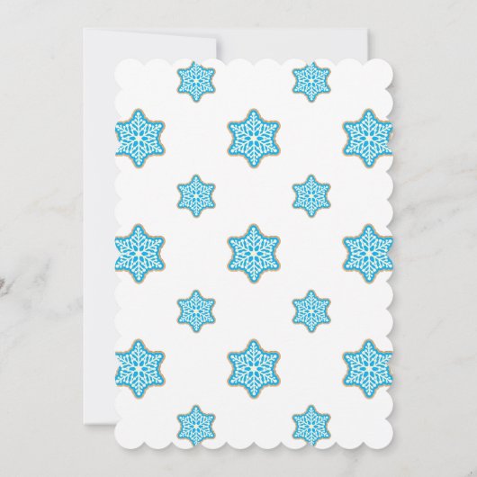 Vrolijk kerstfeest | Yummy Cookie Exchange Kaart (Achterkant)