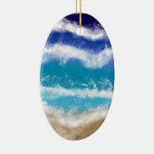 Vrolijk kerstfeest Zeeen | Kerstmis met de zeebode Keramisch Ornament (Rechts)