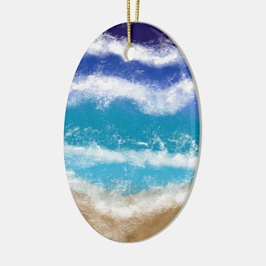 Vrolijk kerstfeest Zeeen | Kerstmis met de zeebode Keramisch Ornament (Links)