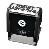 Vrolijk kerstfeest  zelfinktende stempel (Product)