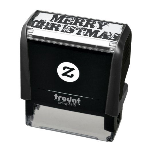 Vrolijk kerstfeest  zelfinktende stempel (Product)
