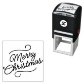 Vrolijk kerstfeest  zelfinktende stempel (In situ)