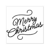 Vrolijk kerstfeest  zelfinktende stempel (Design)